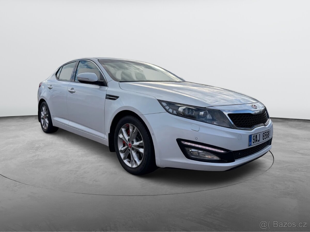 KIA Optima 1.7 CRDi – bílá perleť, nová STK, servisovaná - 3