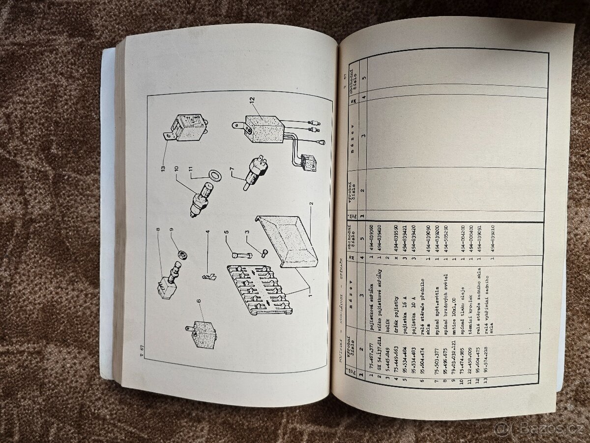 Oltcit - katalog náhradních dílů - 3