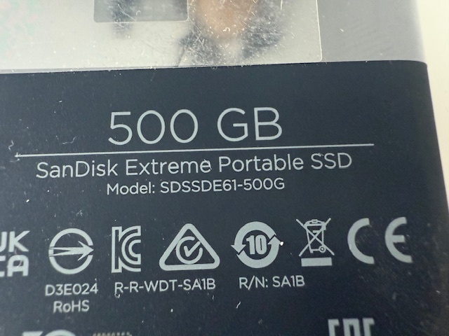 3x - SanDisk Extreme Portable(Pro) - 3