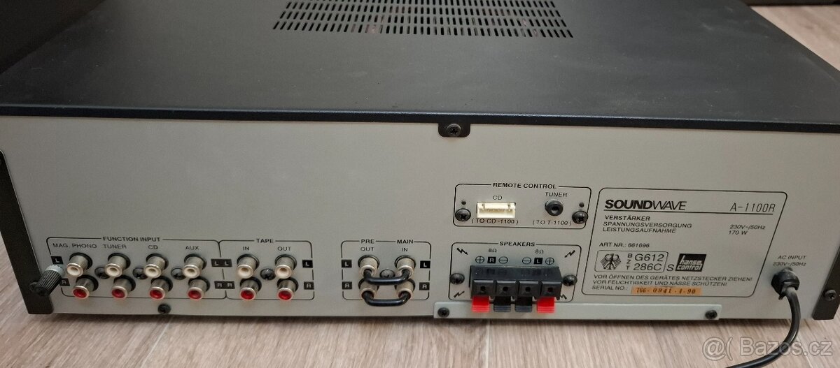 Zesilovač SOUNDWAVE A1100-R - 3
