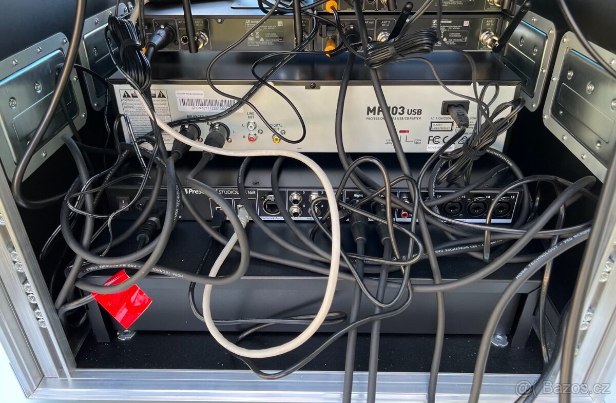 Kompletní profesionální audio rack (mix, přehrávač, atd.) - 3