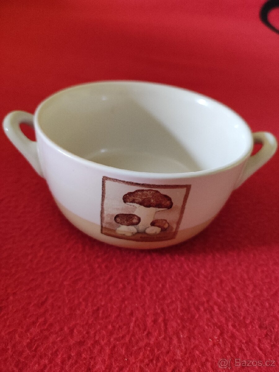 Keramická dóza na kávu, miska a hrníček - 3