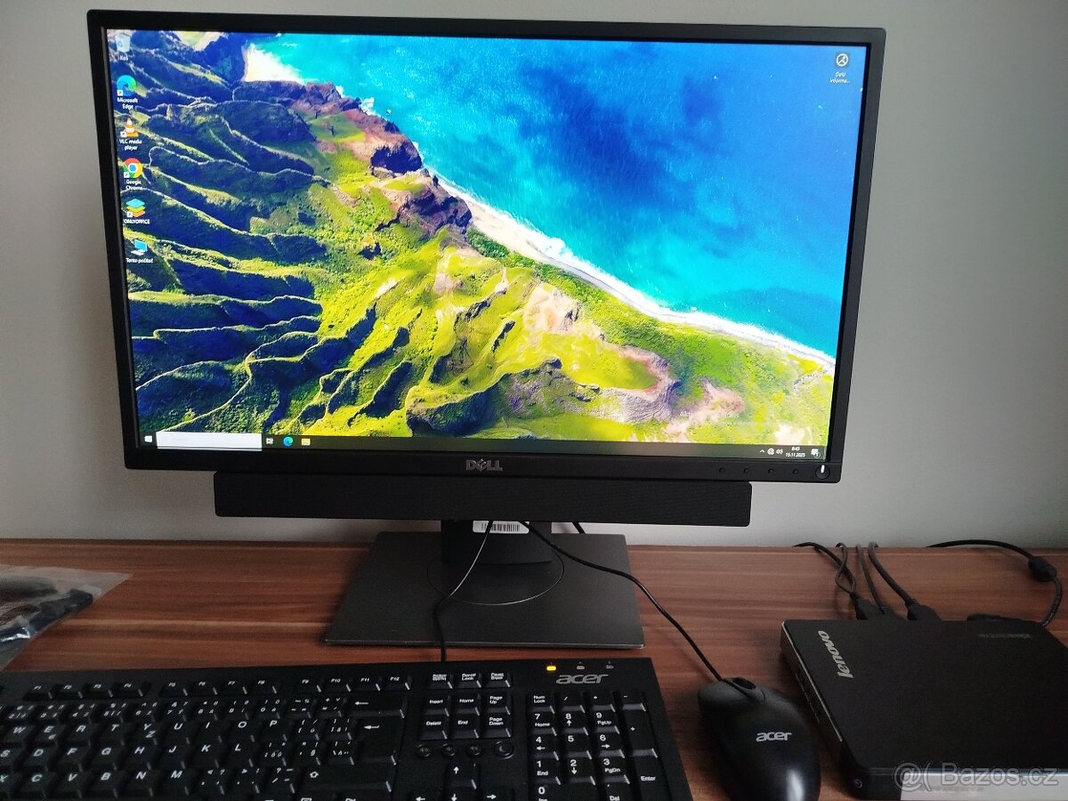 PC sestava - minipočítač, monitor 23", 500GB SSD, WIFI - 3