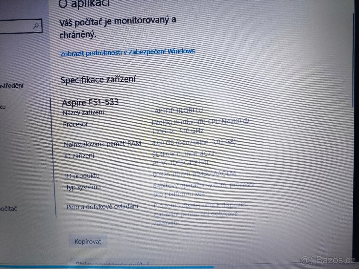 Funkční notebook Acer na náhradní díly - 3