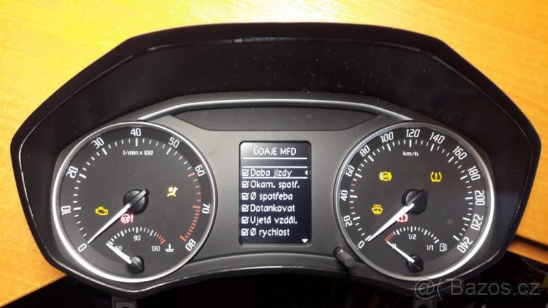 Octavia 2 plně grafické maxidot budíky 1Z0920843F facelift - 3