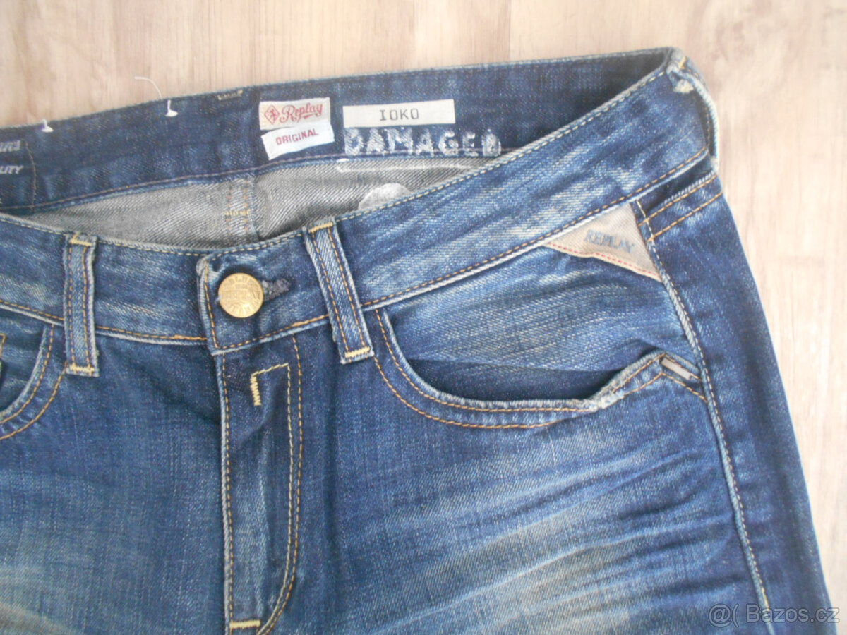 DŽÍNY REPLAY VEL. 27/34 - 3