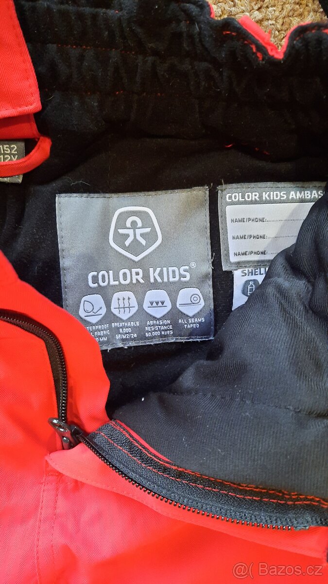 Lyžařské kalhoty Color kids - 3
