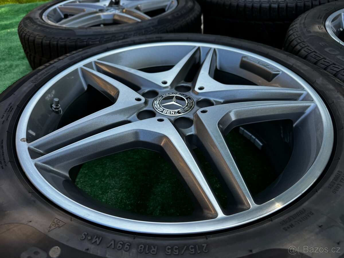 Originál alu kola Mercedes GLA R18 zimní AMG - 3