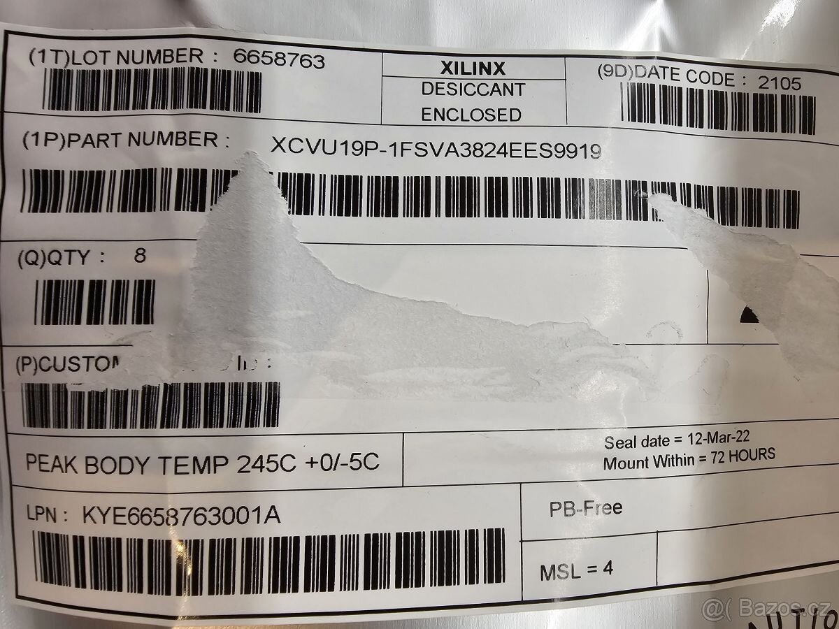 Xilinx virtex ultrascale+ VU19 (XCVU19P-1FSVA3824) - 3