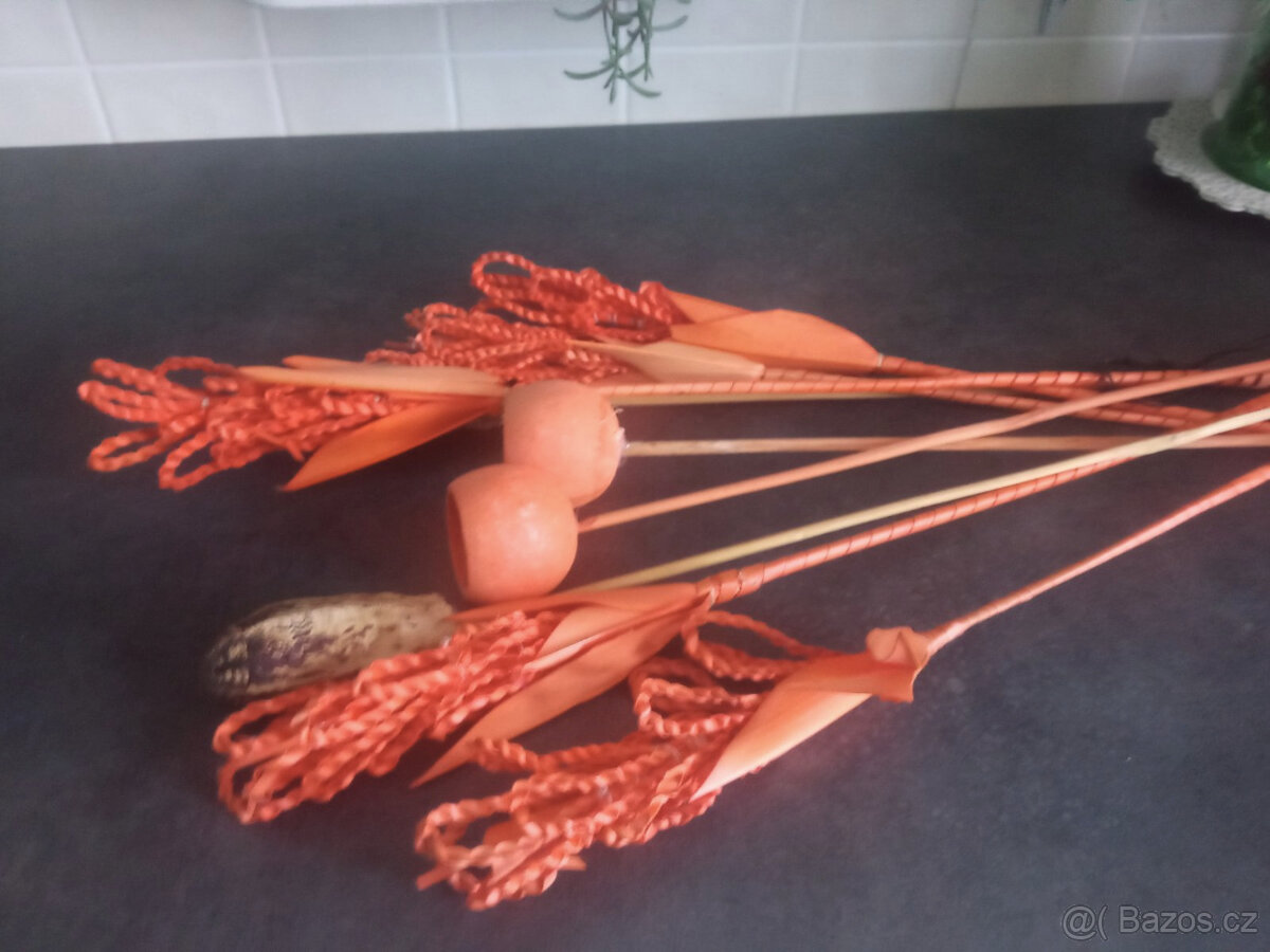 váza IKEA 30 cm+bonus kytice - 3