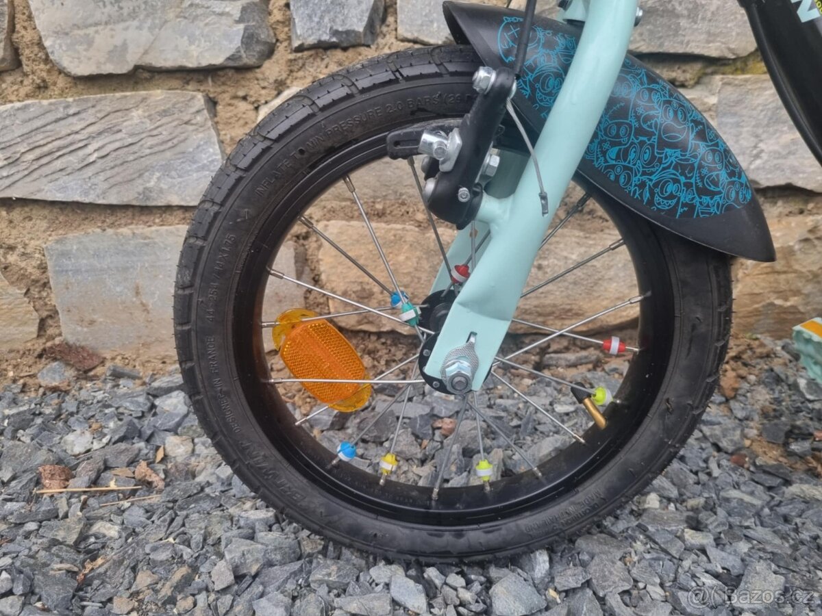 Dětské kolo 14" s přídavnými kolečky - 3