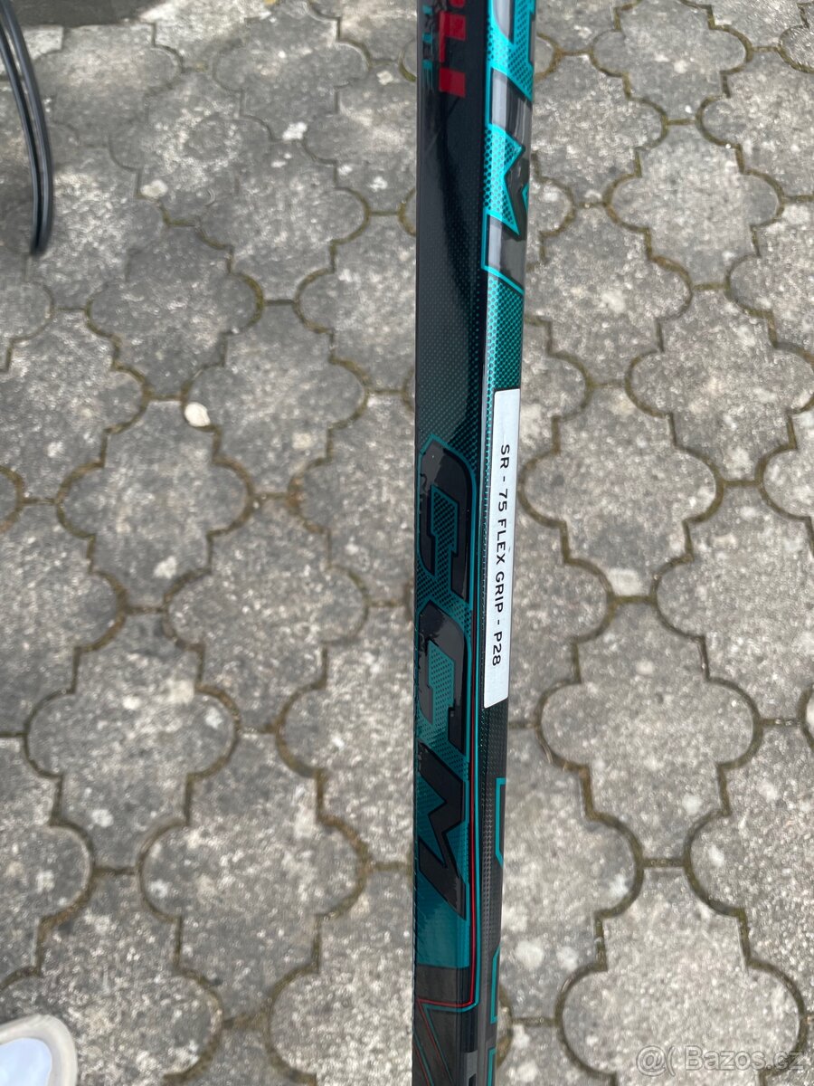 Nová hokejka Ccm vizion 75 flex p28 levá - 3