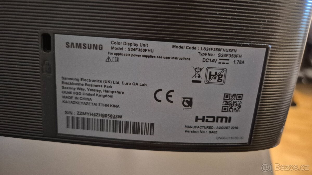 Monitor Samsung S24F350FHU - 3