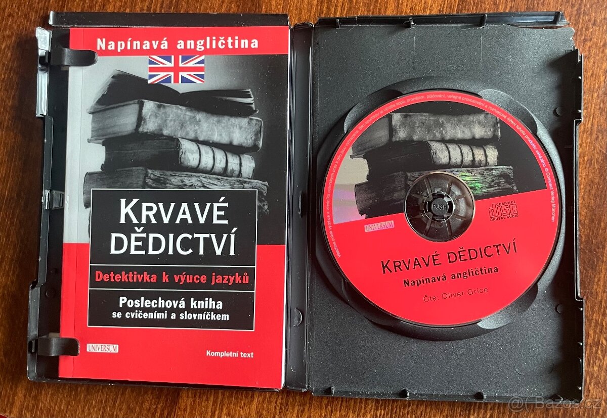 Napínavá angličtina Krvavé dědictví AudioCD + kniha - 3