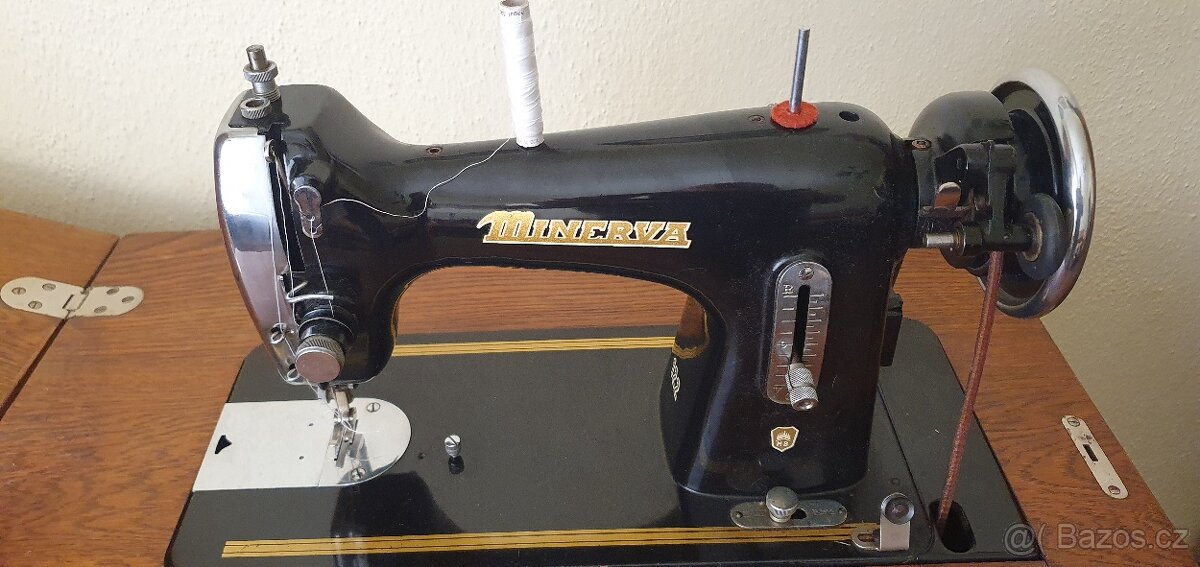 šicí stroj Minerva, starožitný - 3