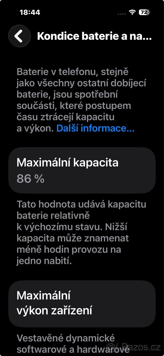 Prodám iPhone 14 PRO 128GB - 3