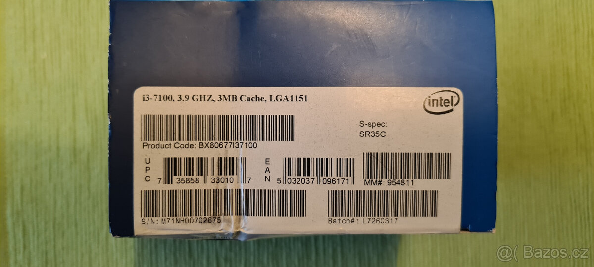 CPU Intel Core i3-7100 - 3