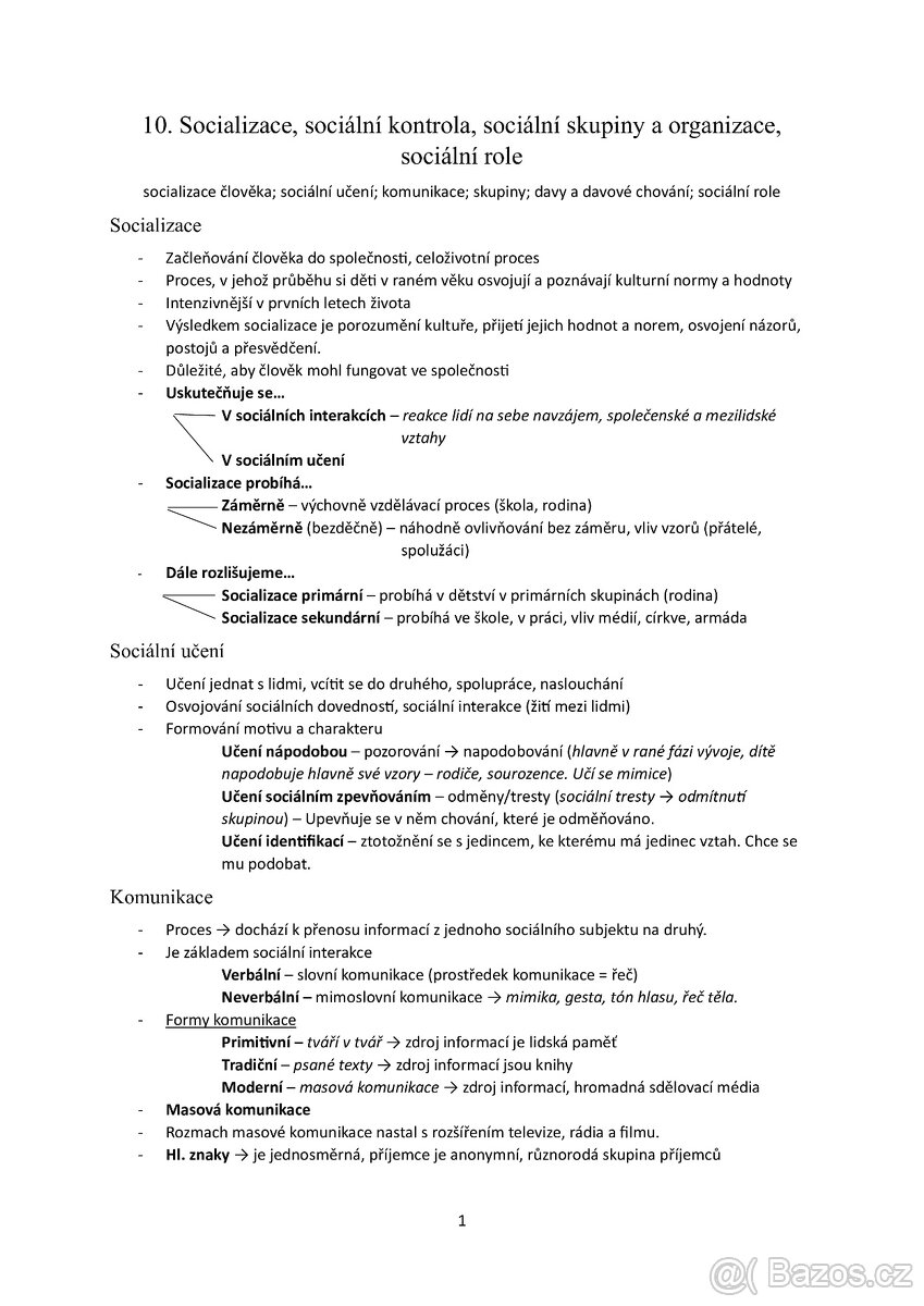 Maturitní otázky z OSZ/ ZSV (ústní zkouška) - 3
