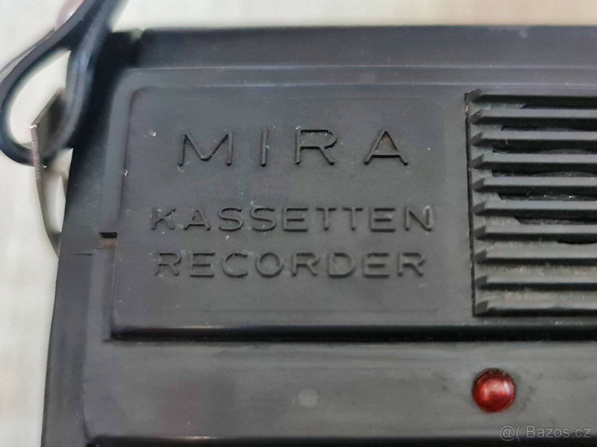 Kassettenrecorder RFT Mira - velmi zachovalý stav - 3
