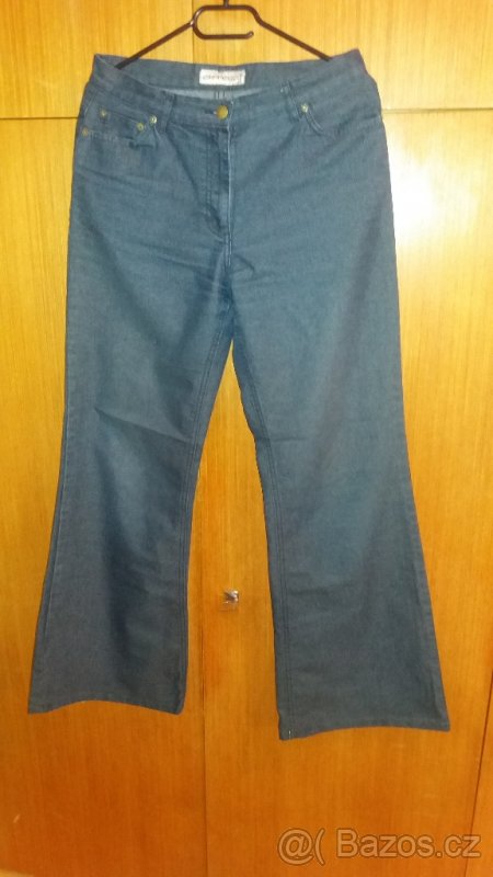 Džíny dámské, dívčí 6ks + 1ks 3/4 džíny (50kč), pas 78-80cm - 3