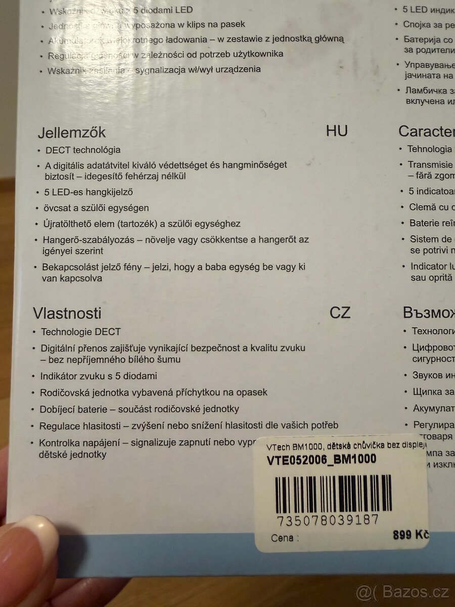Elektronická chůvička Vtech BM1000 - 3