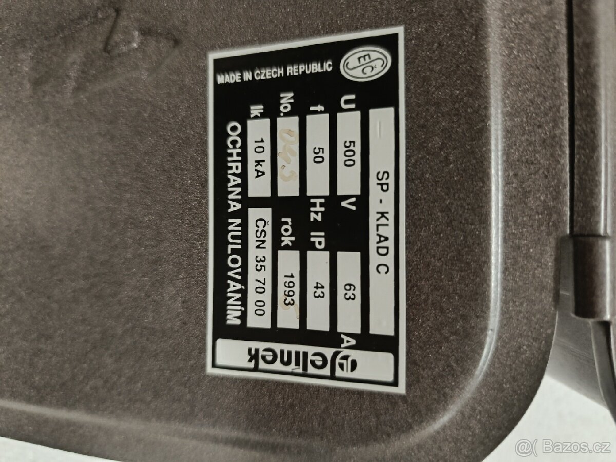 Pojistková skříň 500V 63A na porcelánové pojistky - 3