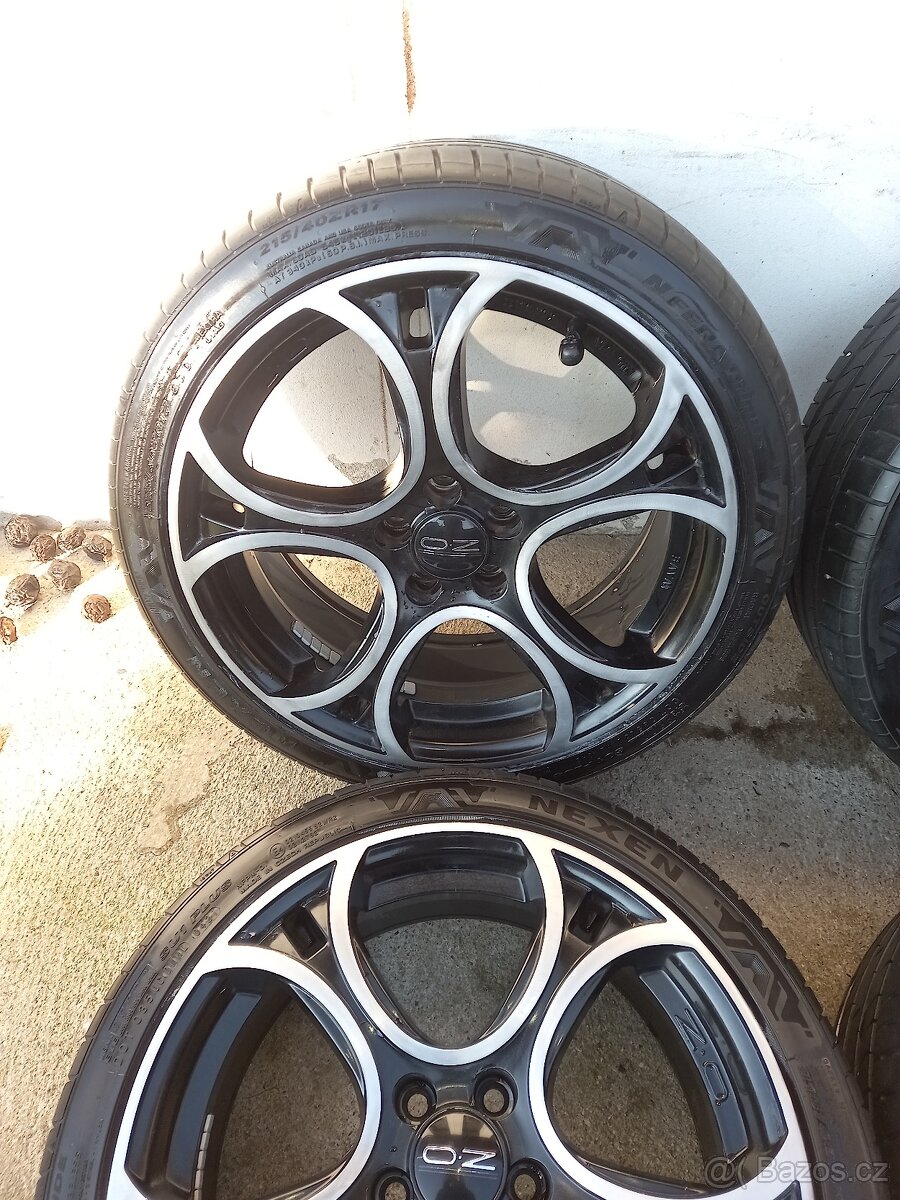 Originál alu kola OZ wave - 3