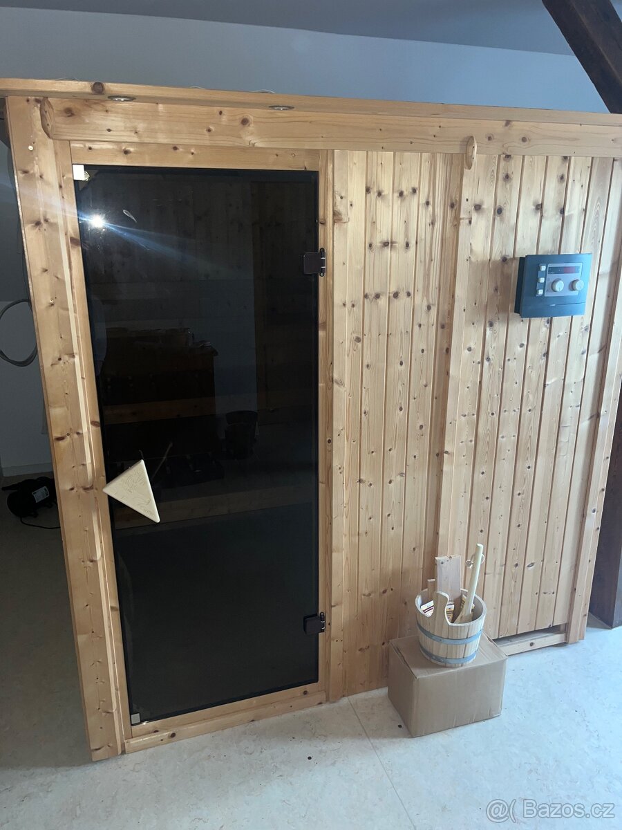Finská sauna Karibu+kamba BioMat 9 kw - 3