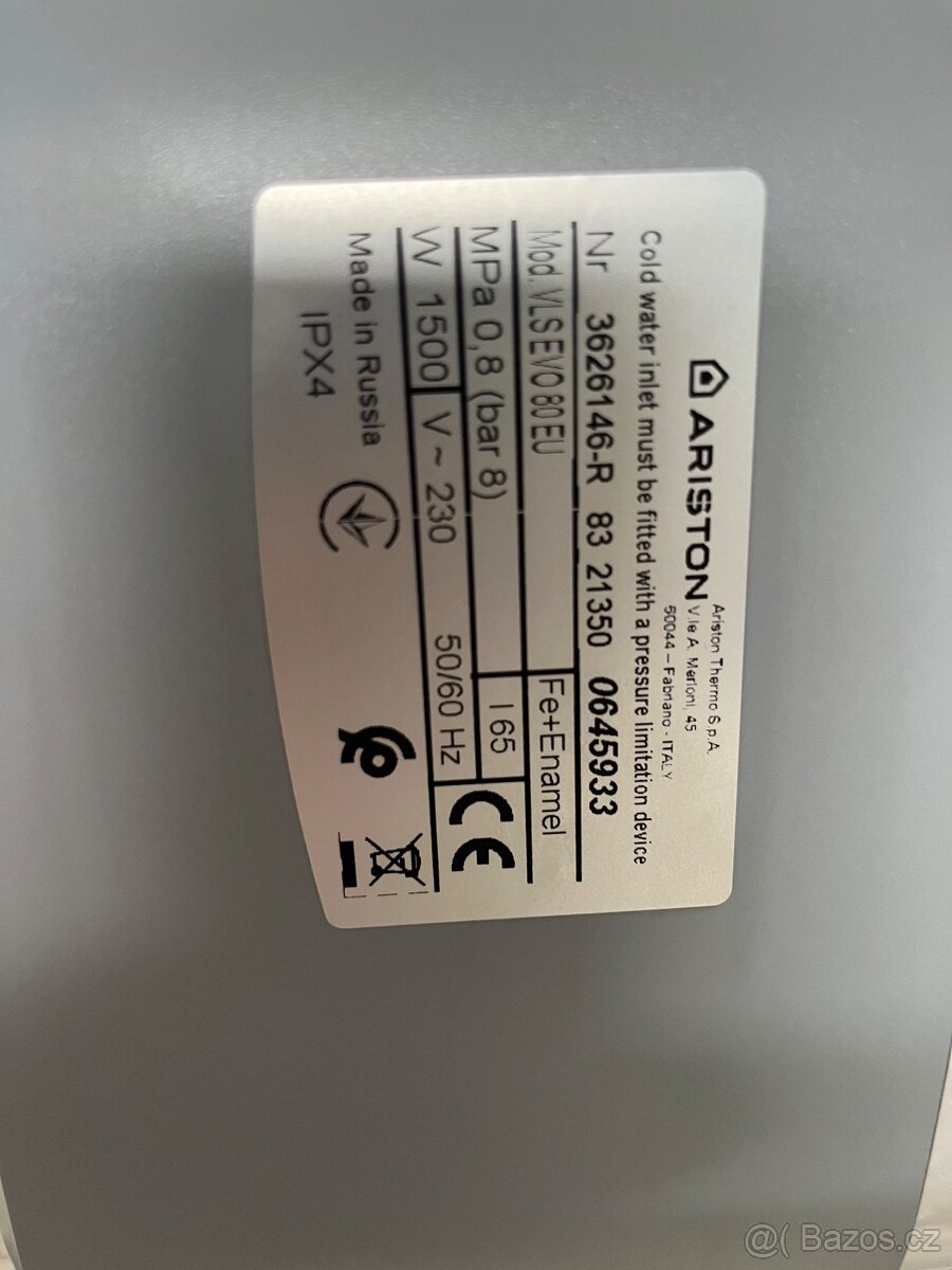 Bojler ARISTON 65litrů - 3