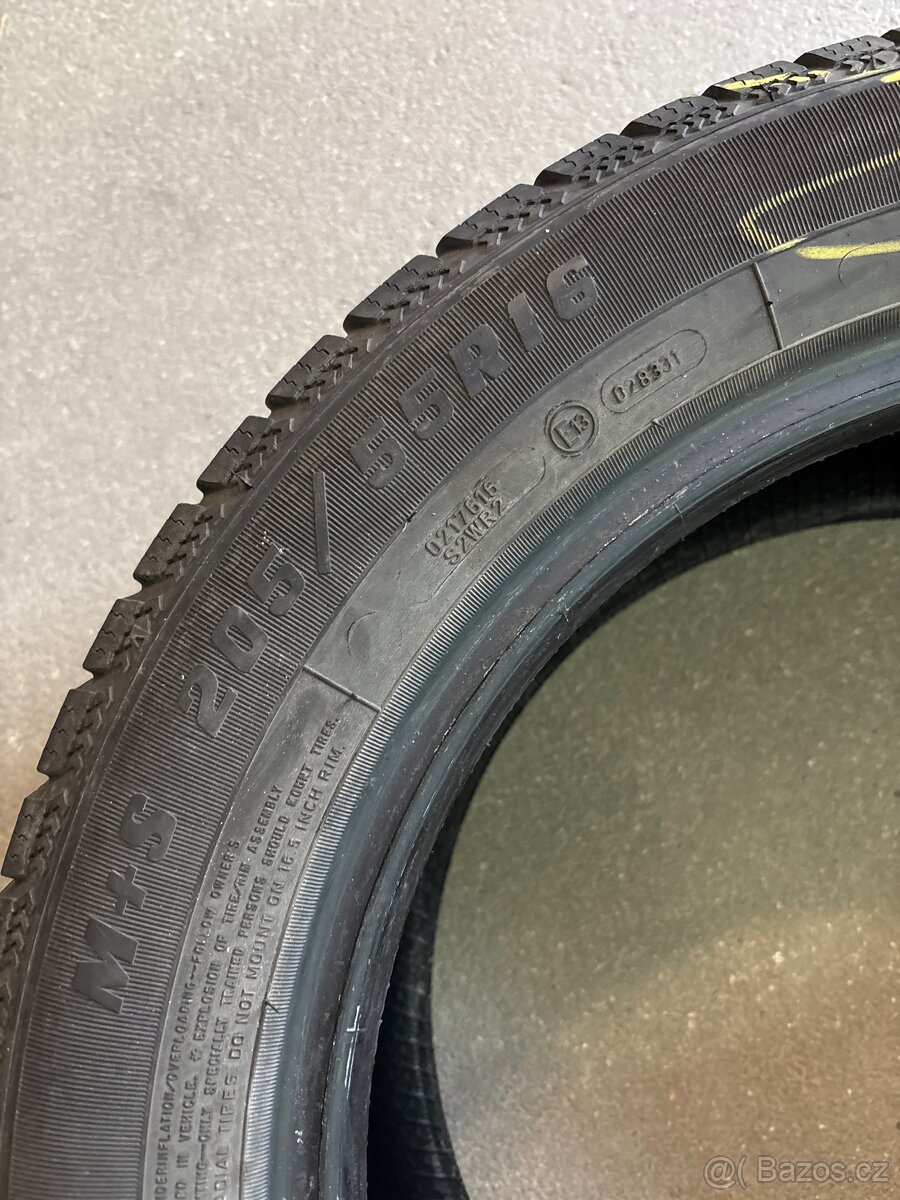 4,0mm Sava Eskimo S3+ 205/55/R16 91T DOT 4217 - 3