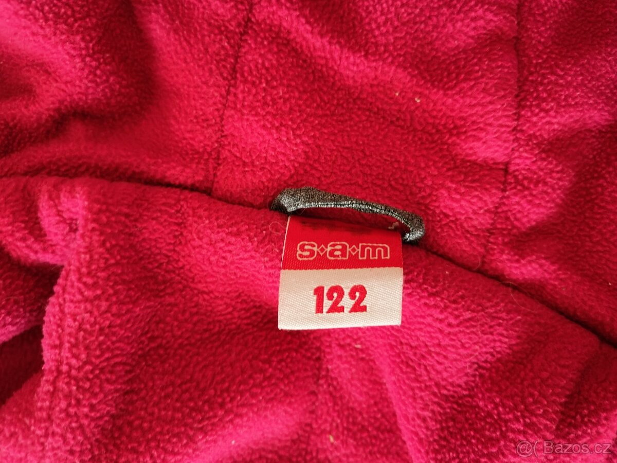 Dívčí zimní bunda S.A.M vel.122 - 3