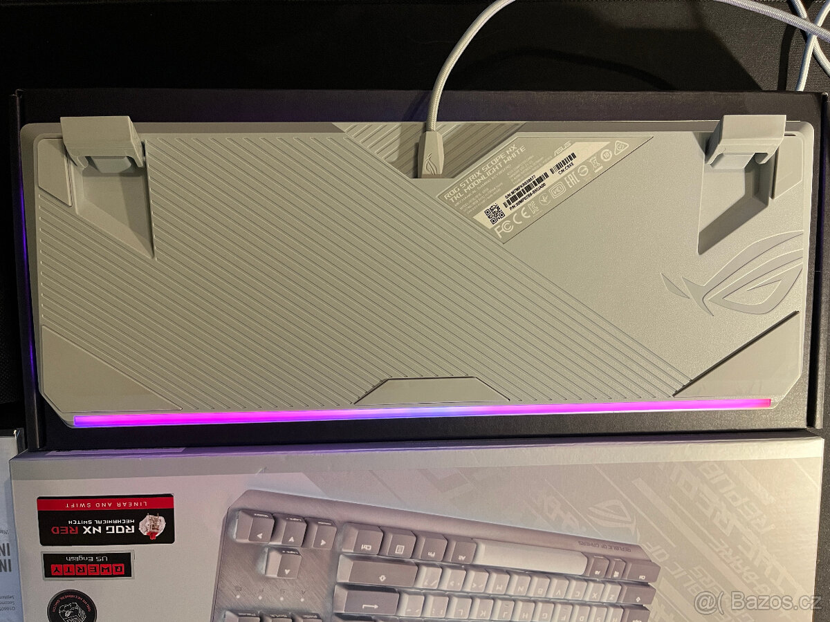 Klávesnice Asus Rog TKL Moonlight White - 3