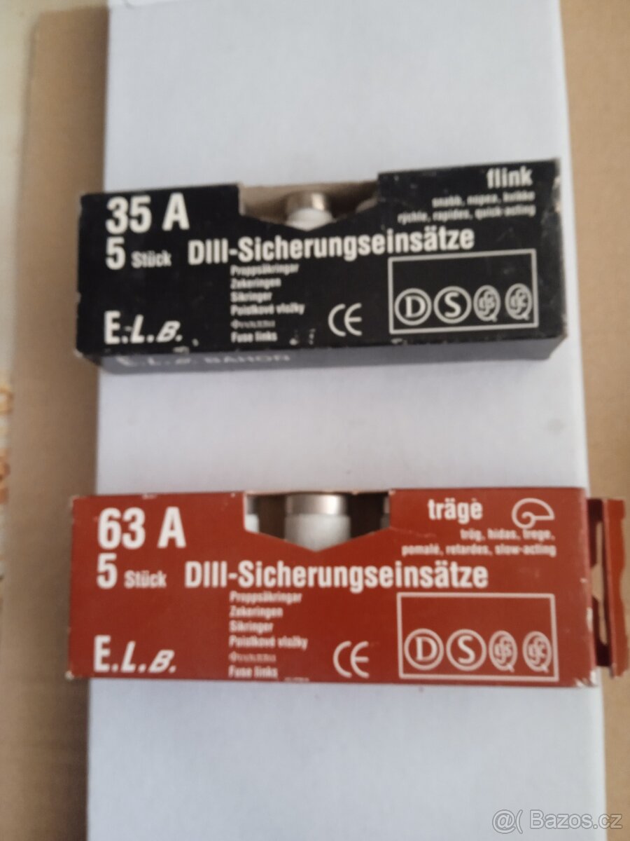 Prodám závitové porcelánové pojistky - 3