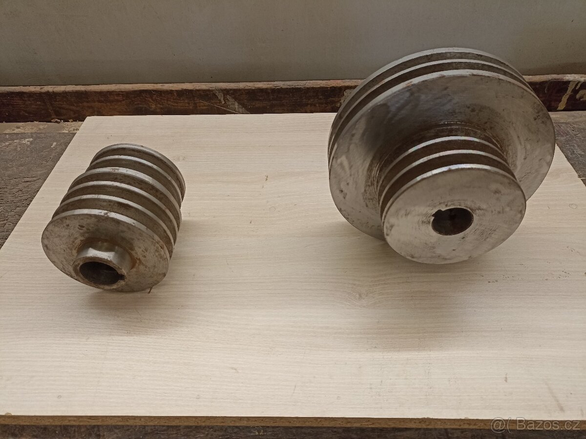 Řemenice klínová dvourychlostní, pár - 3