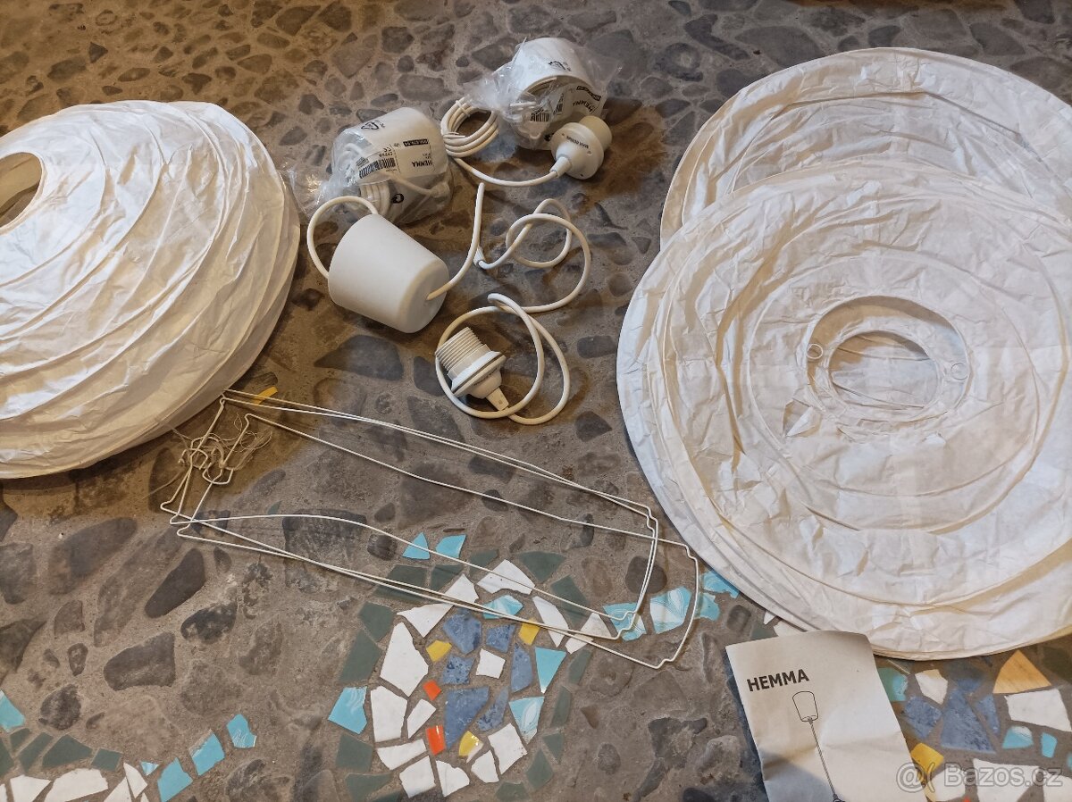 3ks Hemma Ikea objímka s cylindrem - 3