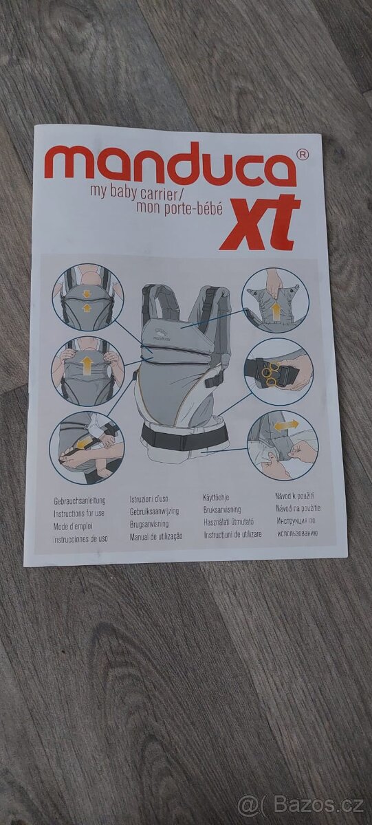 Manduca ergonomické nosítko – velmi dobrý stav - 3