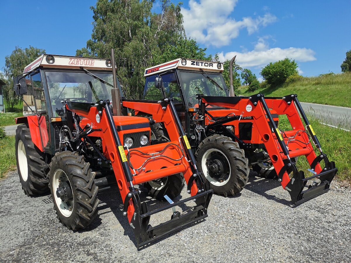 MONTÁŽE ČELNÍHO NAKLADAČE NA ZETOR, ZDARMA JOYSTICK A VIDLE - 3