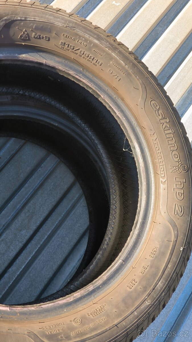 2ks zimní pneu 215/55R16 - 3
