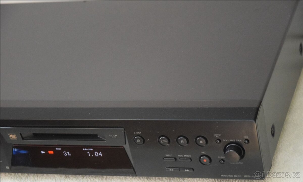 Minidisc deck SONY MDS-JE470, manuál,10x MD, přip.PC kláves. - 3