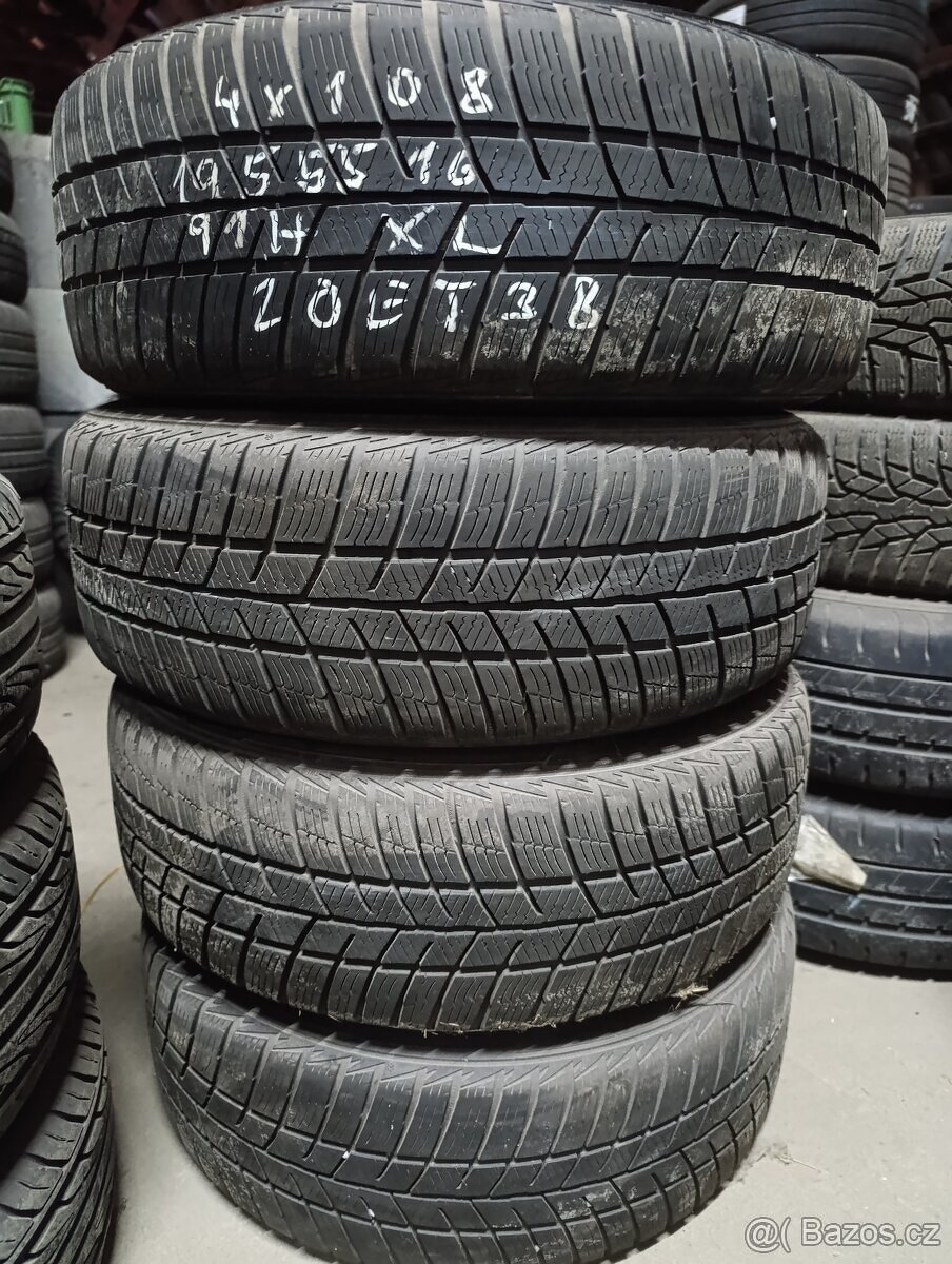 16" zimni sada Opel Peugeot 195/55 R16 4x108 - 3