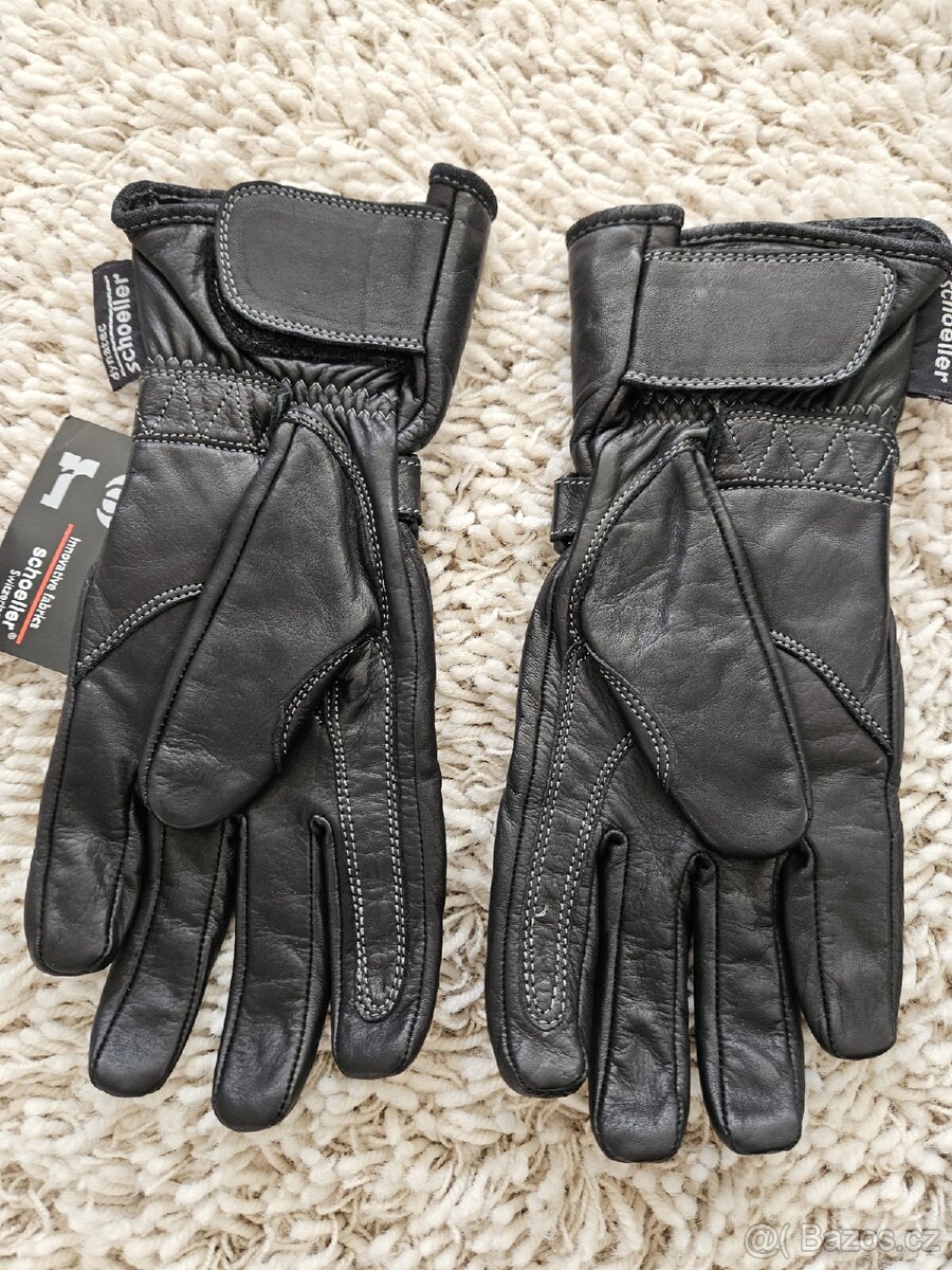Motorkářské rukavice kožené - 3