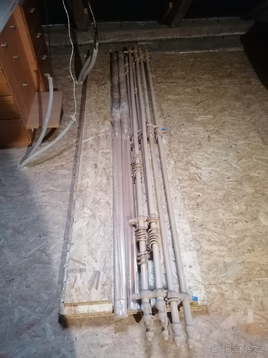 Záclonové tyče dvouřadé - 3