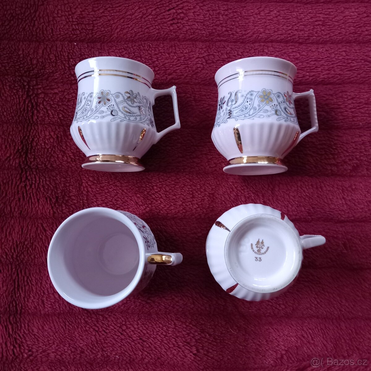 Retro hrnky mušlák - 3