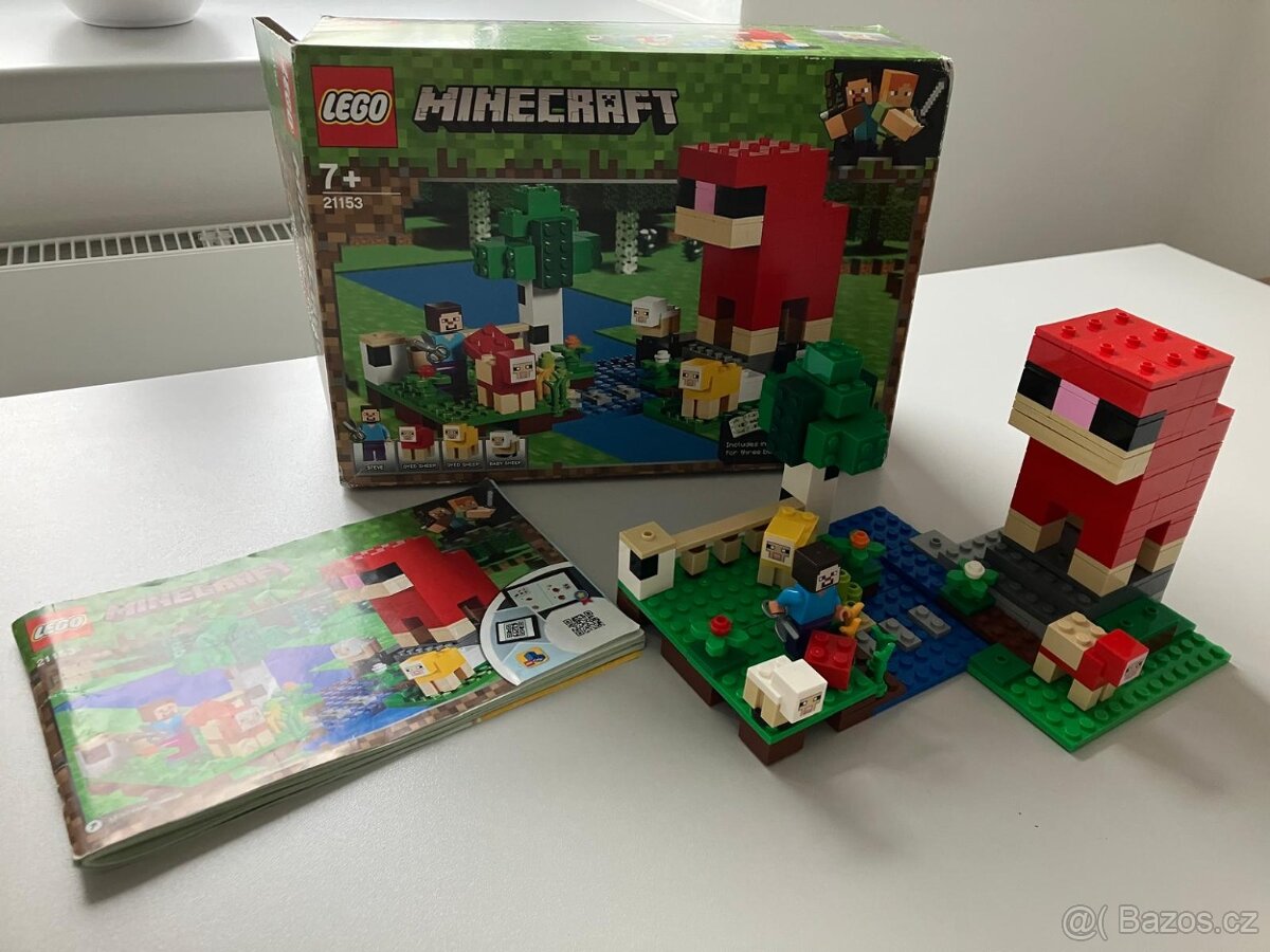 LEGO Minecraft 21153 – Ovčí farma (The Wool Farm) - 3