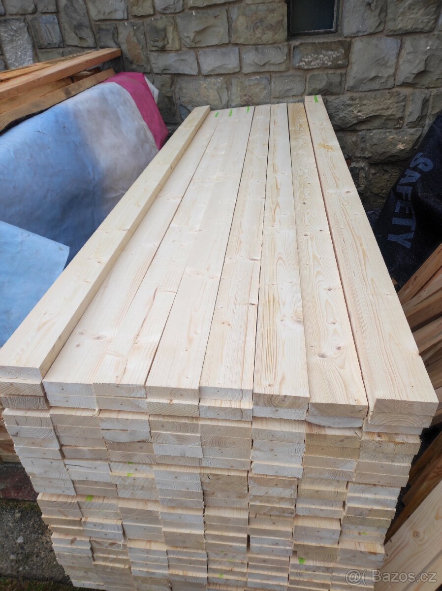 Lať smrková hoblovaná 33x98x2500 mm - 3
