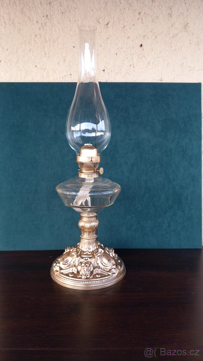 Starožitná petrolejová lampa - 3