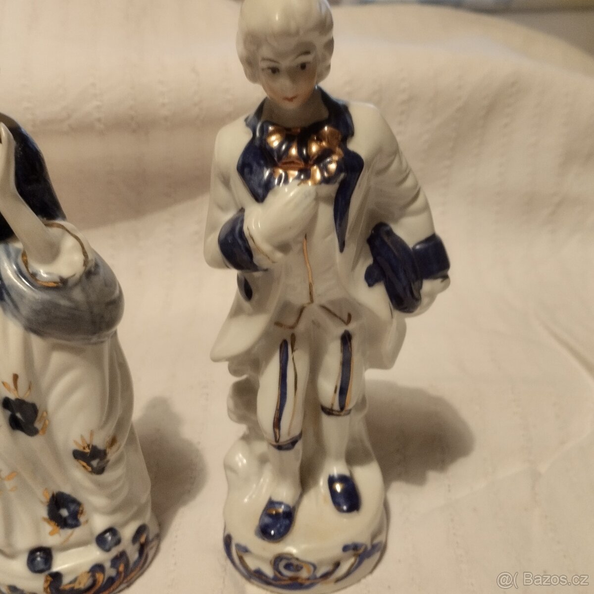 2 x porcelán soška - 3