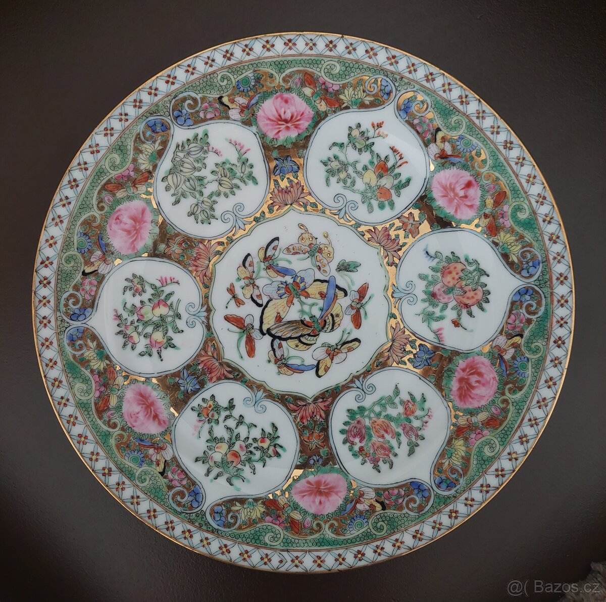 Čínský ozdobný talíř 80. léta - 3