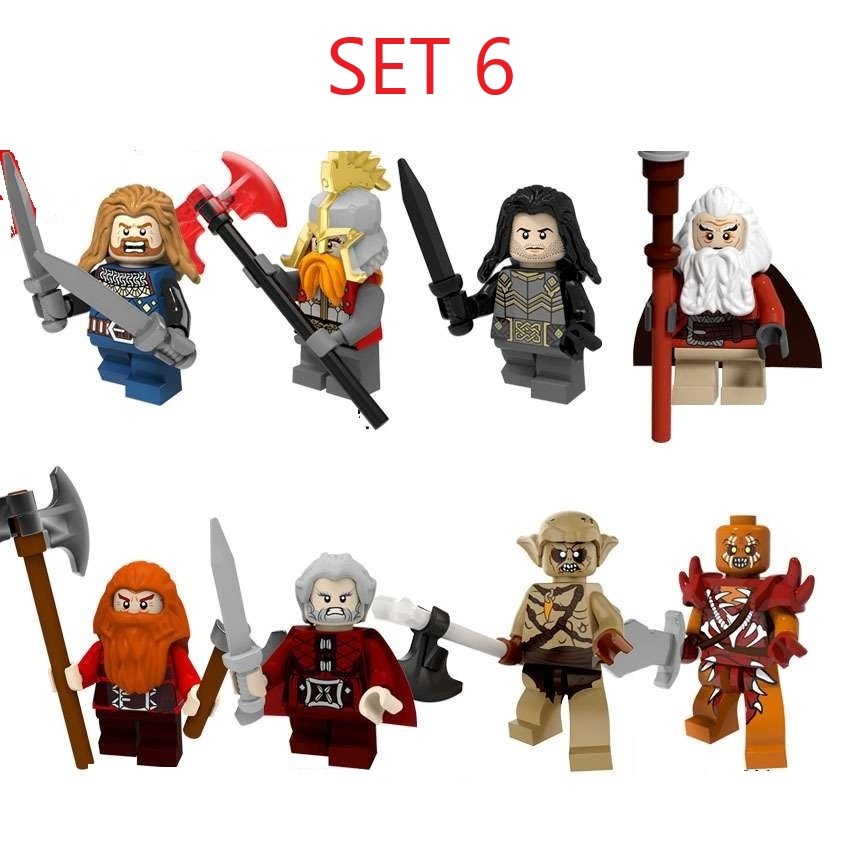 Figúrky pán prsteňov 2 (8ks) typ lego, nové - 3