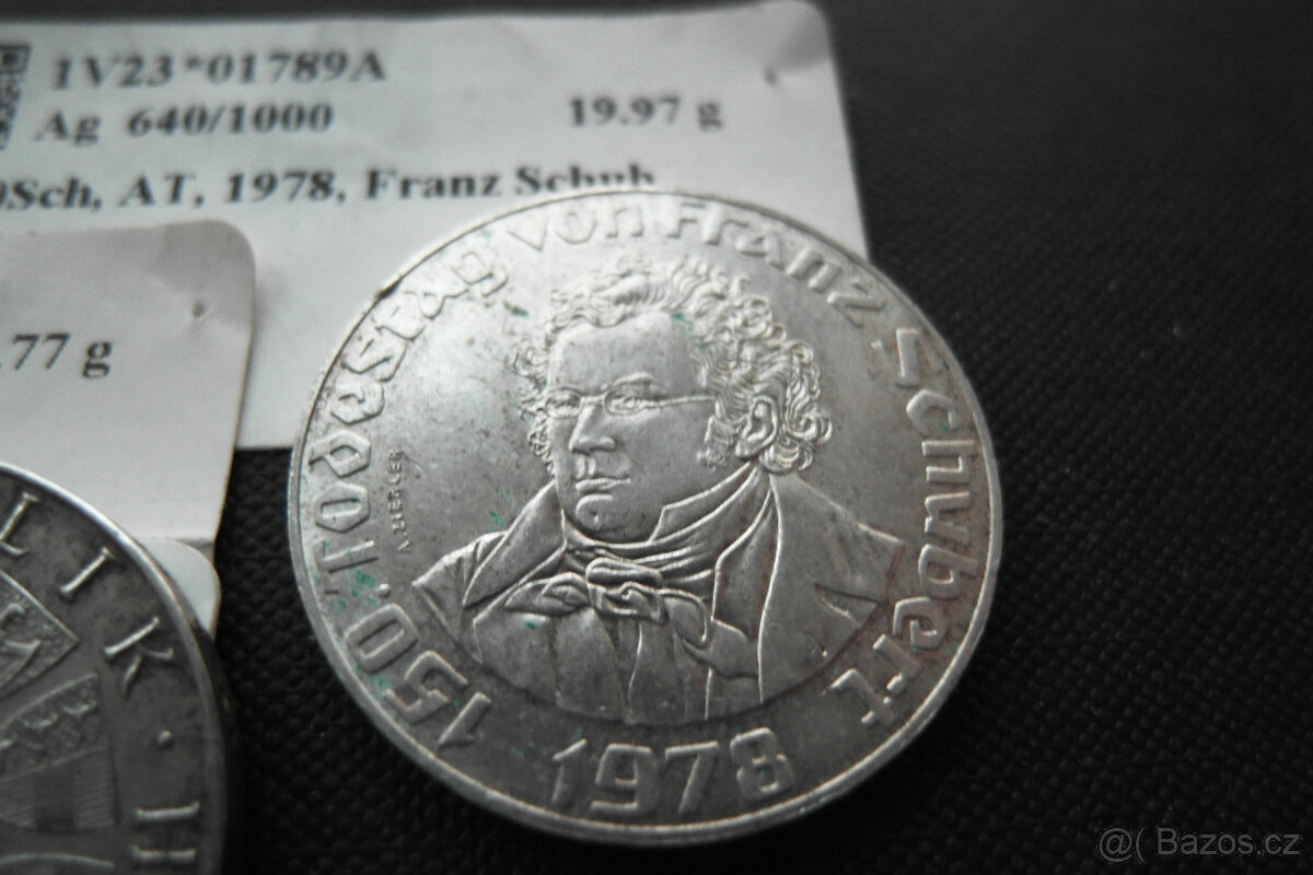 Staré mince 2 kusy stříbro - 3